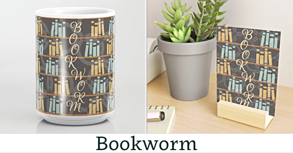 Bookworm Mug & Mini Art Print