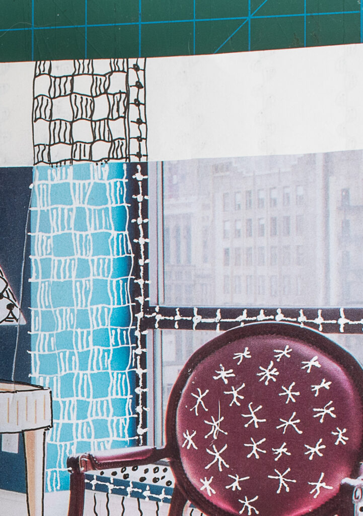 Art Journal Collage and Doodles