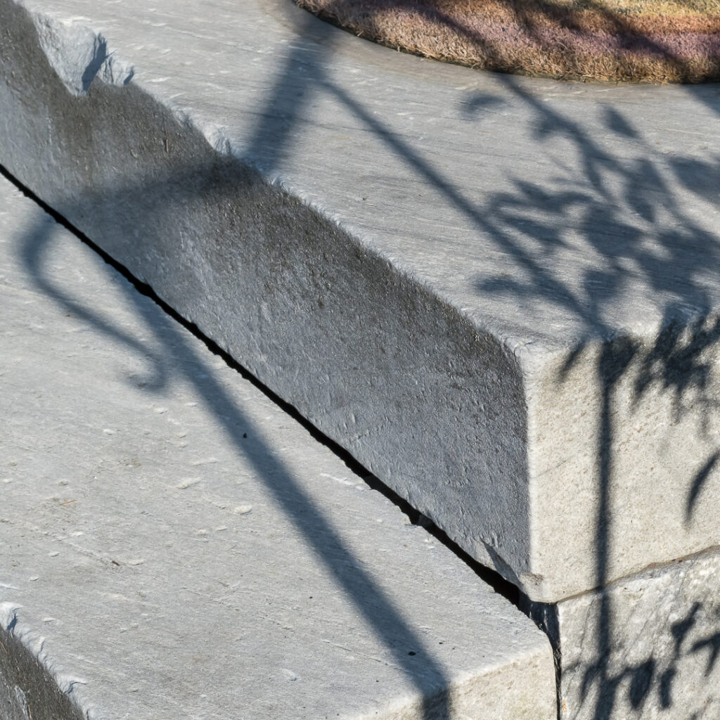 Plant shadows on a porch