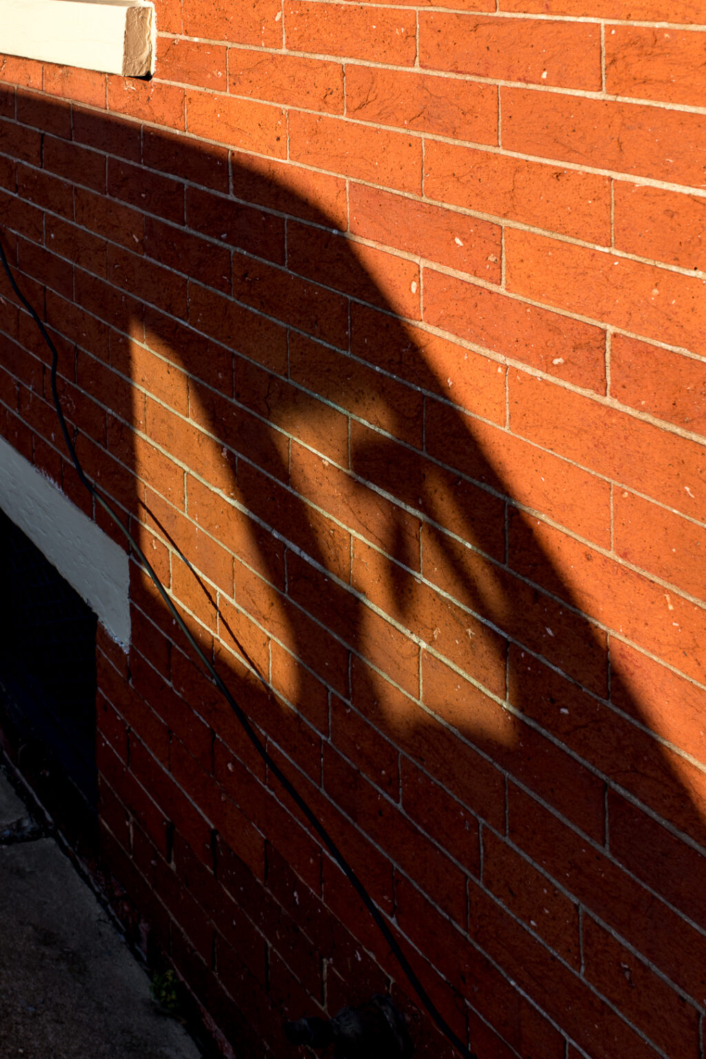 Photograph of a car shadow