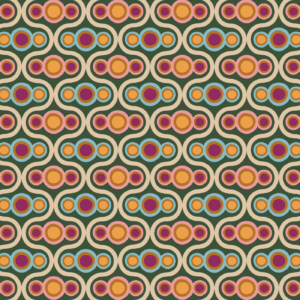 Circles & Ogees in Tropical Colors
