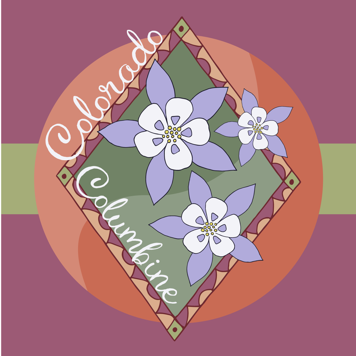 Colorado State Flower in my Redbubble Shop