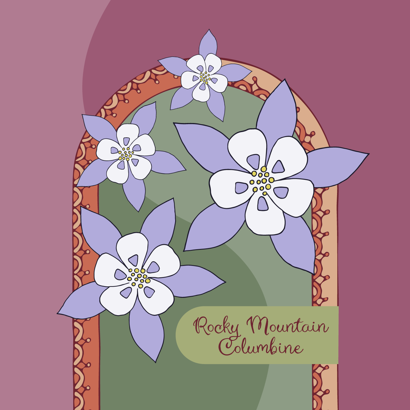 Rocky Mountain Columbine in my Society6 Shop