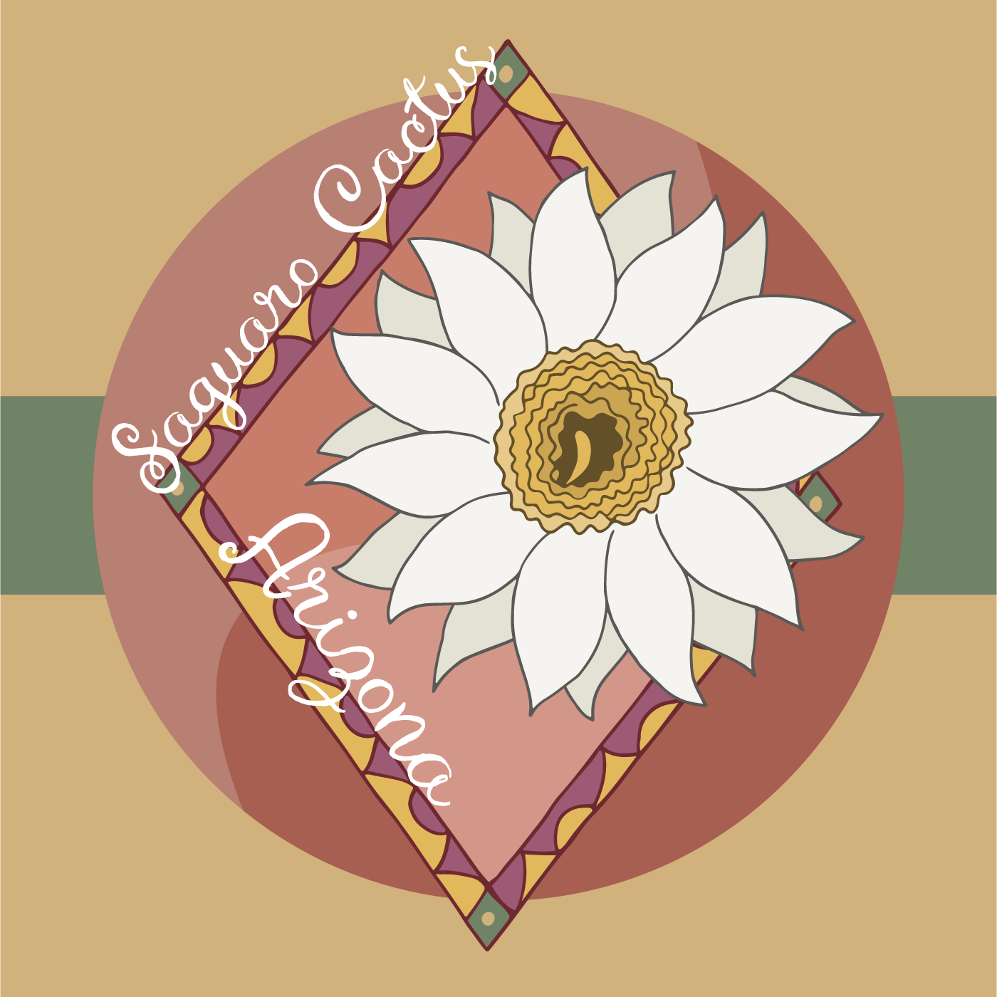 Arizona State Flower in my Society6 Shop