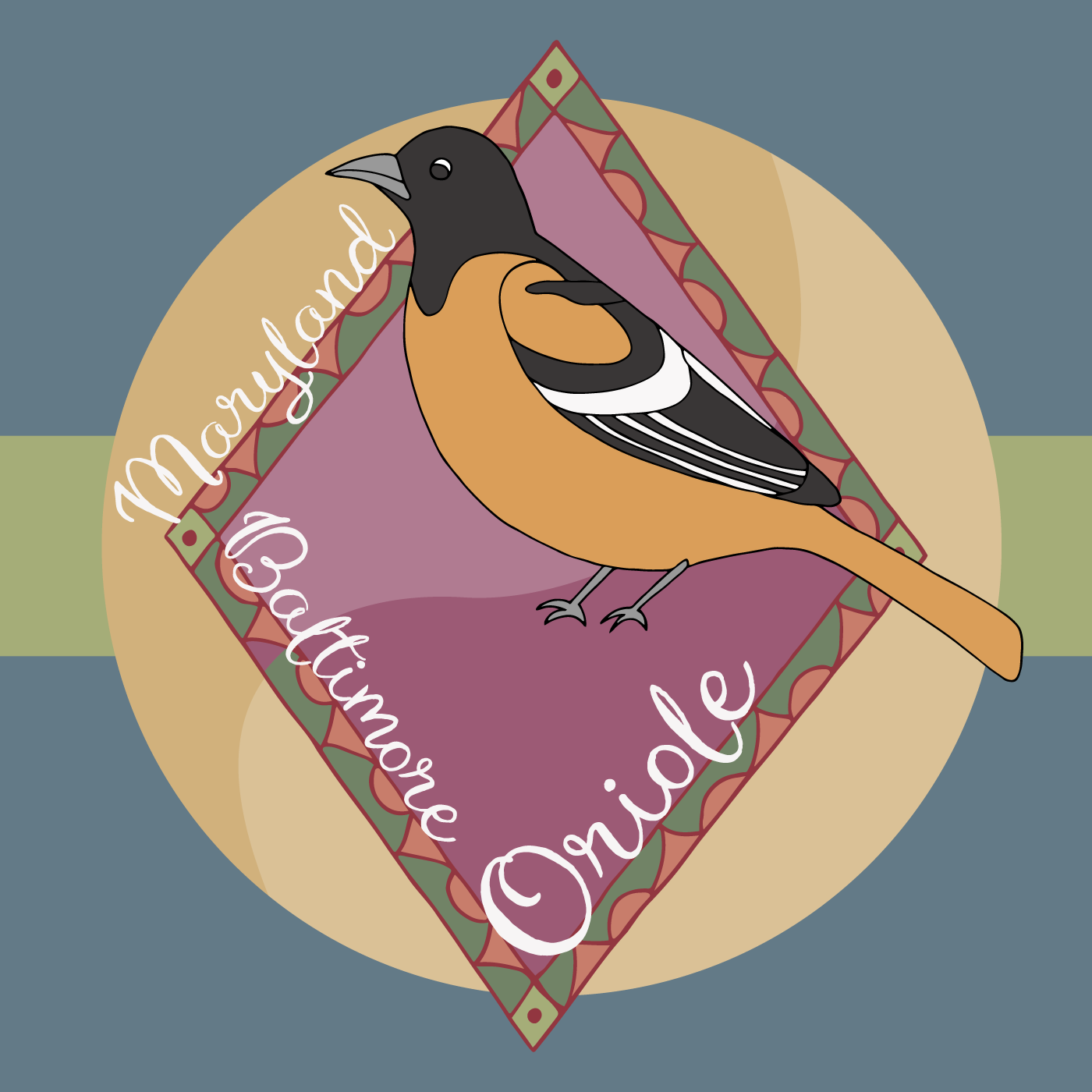 Maryland State Bird in my Redbubble Shop